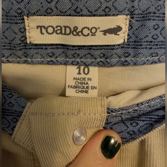 BNWOT Toad & Co Mindy Skirt - cream - size 10 - Picture 6 of 8
